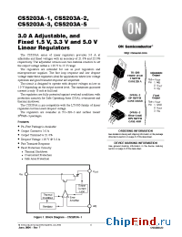 Datasheet CS5203A-5 производства ON Semiconductor