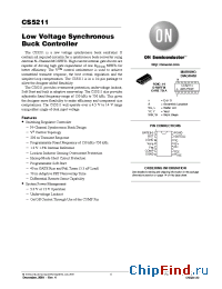 Datasheet CS5211GD14 manufacturer ON Semiconductor