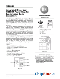 Datasheet NIS3001QPT1 производства ON Semiconductor