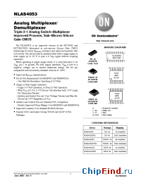 Datasheet NLAS4053DR2 производства ON Semiconductor