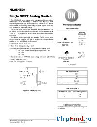 Datasheet NLAS4501DFT2G производства ON Semiconductor
