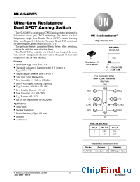 Datasheet NLAS4685 производства ON Semiconductor
