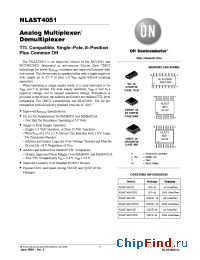 Datasheet NLAST4051DTR2 производства ON Semiconductor