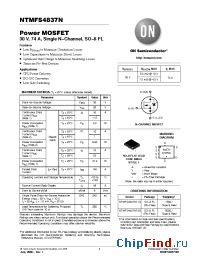 Datasheet NTMFS4837NT1G производства ON Semiconductor