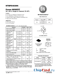 Datasheet NTMFS4839NT1G производства ON Semiconductor