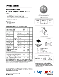 Datasheet NTMFS4841N производства ON Semiconductor