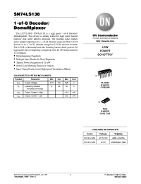 Datasheet SN74LS138 производства ON Semiconductor