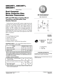 Datasheet UMC5 производства ON Semiconductor