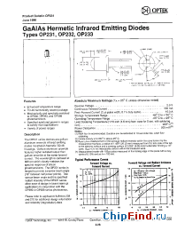 Datasheet OP232 производства OPTEK