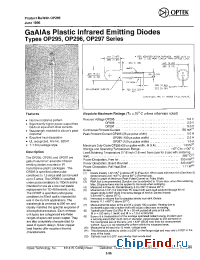 Datasheet OP296B производства OPTEK