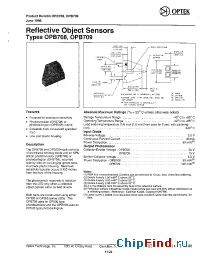 Datasheet OPB7081 производства OPTEK