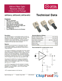 Datasheet OPF1416C производства OPTEK