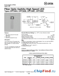 Datasheet OPF340 производства OPTEK