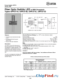 Datasheet OPF371A производства OPTEK
