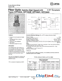 Datasheet OPF392B производства OPTEK