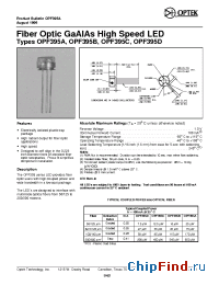 Datasheet OPF395C производства OPTEK