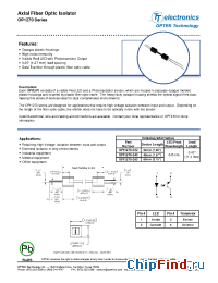Datasheet OPI1270-080 производства OPTEK