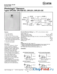 Datasheet OPL530-OC производства OPTEK