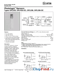Datasheet OPL535-OCA производства OPTEK