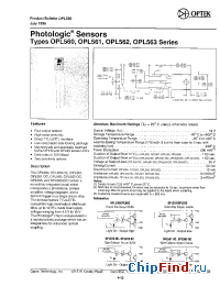 Datasheet OPL561-OC производства OPTEK