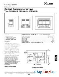 Datasheet OPR5002B производства OPTEK