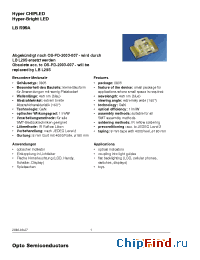Datasheet LBR99A производства OSRAM