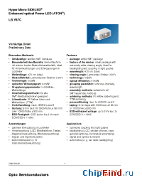 Datasheet LBY87C-P2Q2-35 производства OSRAM