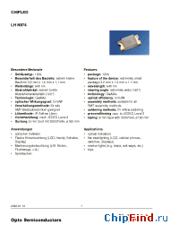 Datasheet LHN974 производства OSRAM