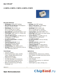 Datasheet LPM670-F2G2-1 производства OSRAM