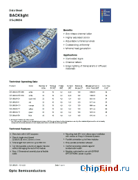 Datasheet OS-LM03A-B1 производства OSRAM