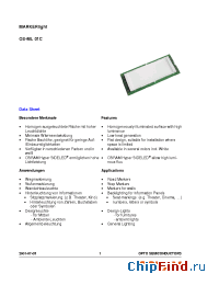 Datasheet OS-ML01C-A производства OSRAM