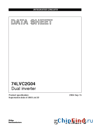 Datasheet 74LVC2G04GV производства Panasonic