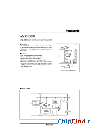 Datasheet AN8353UB manufacturer Panasonic