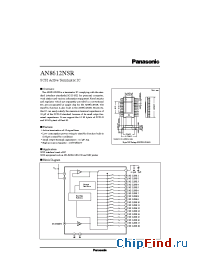 Datasheet AN8612NSR manufacturer Panasonic
