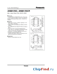 Datasheet AN8812 manufacturer Panasonic