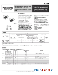 Datasheet AQW414EHA производства Panasonic