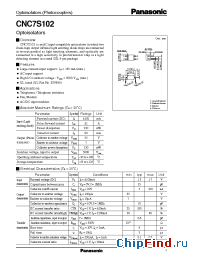 Datasheet CNC7S102 производства Panasonic