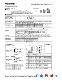 Datasheet EEVFK1E470P производства Panasonic