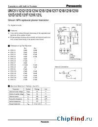 Datasheet UN1216 производства Panasonic