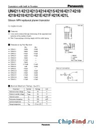 Datasheet UN4211 производства Panasonic