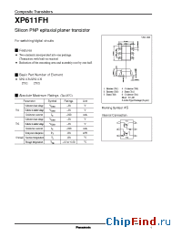 Datasheet XP611FH manufacturer Panasonic