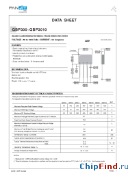 Datasheet GBP306 производства Pan Jit