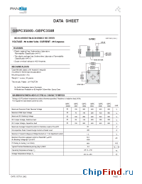 Datasheet GBPC3501 производства Pan Jit