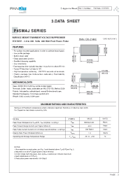 Datasheet P4SMAJ170C manufacturer Pan Jit