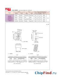 Datasheet A-1008 manufacturer Para Light