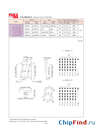 Datasheet A-4001H-5 manufacturer Para Light