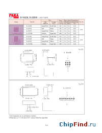 Datasheet B-1822G manufacturer Para Light