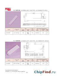 Datasheet K-12001GX manufacturer Para Light