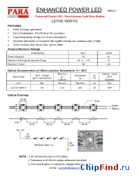 Datasheet LS1155-150R112 manufacturer Para Light