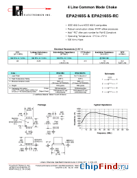 Datasheet EPA2165S производства PCA